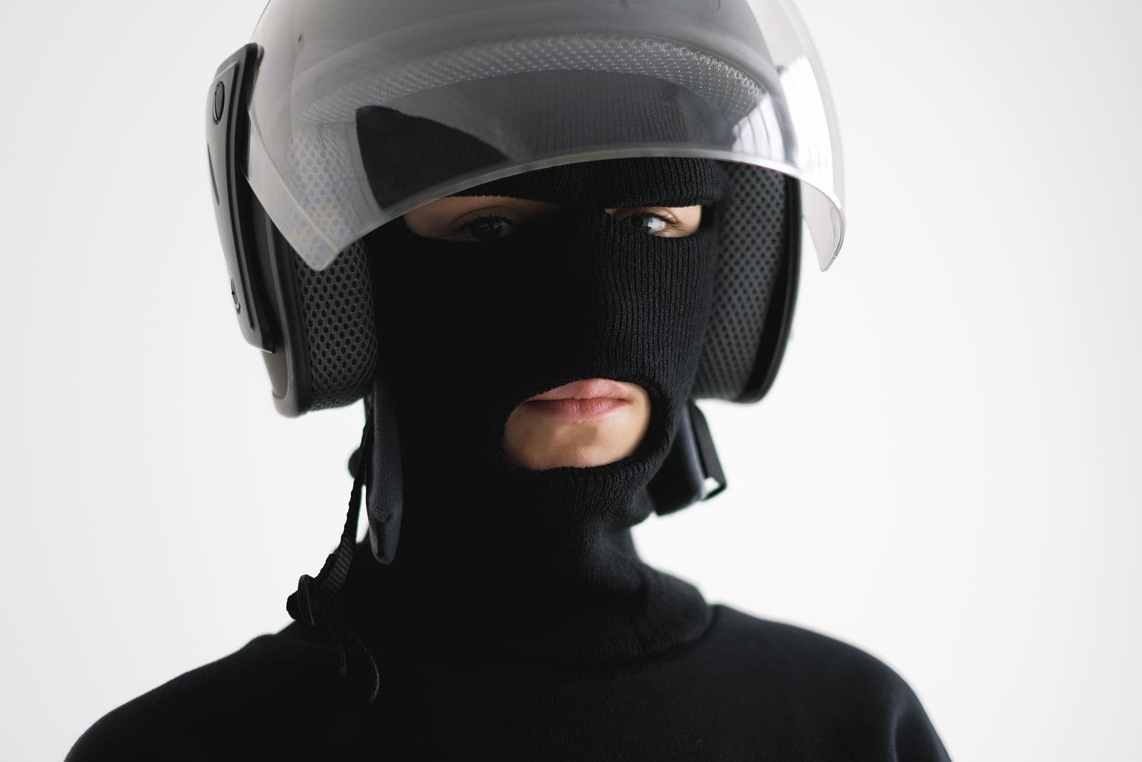 Several premium motorcycle helmets arranged together